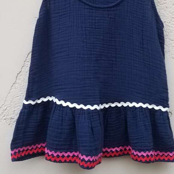 Michael Stars Navy Ric Rac Peplum Tank Size XS - Picture 3 of 4